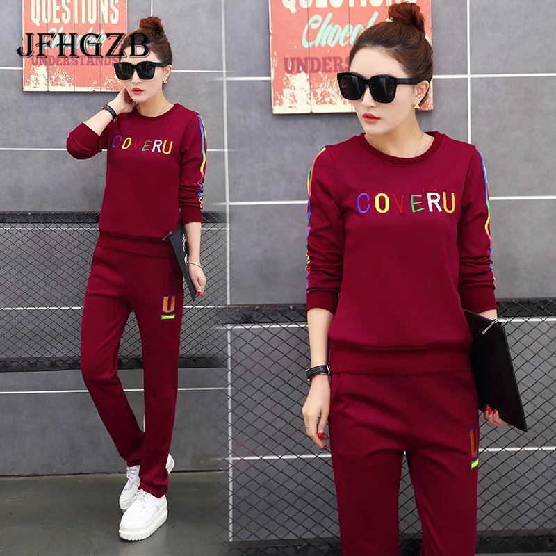JFHGZB Women Set Fashion Winter 2 Piece Set Fitness Clothes Sweatshirt Hooded Two-piece Sportswear Femalesports Suit 10-35L JFHGZB Women Set Fashion Winter 2 Piece Set Fitness Clothes Sweatshirt Hooded Two-piece Sportswear Femalesports Suit 10-35L