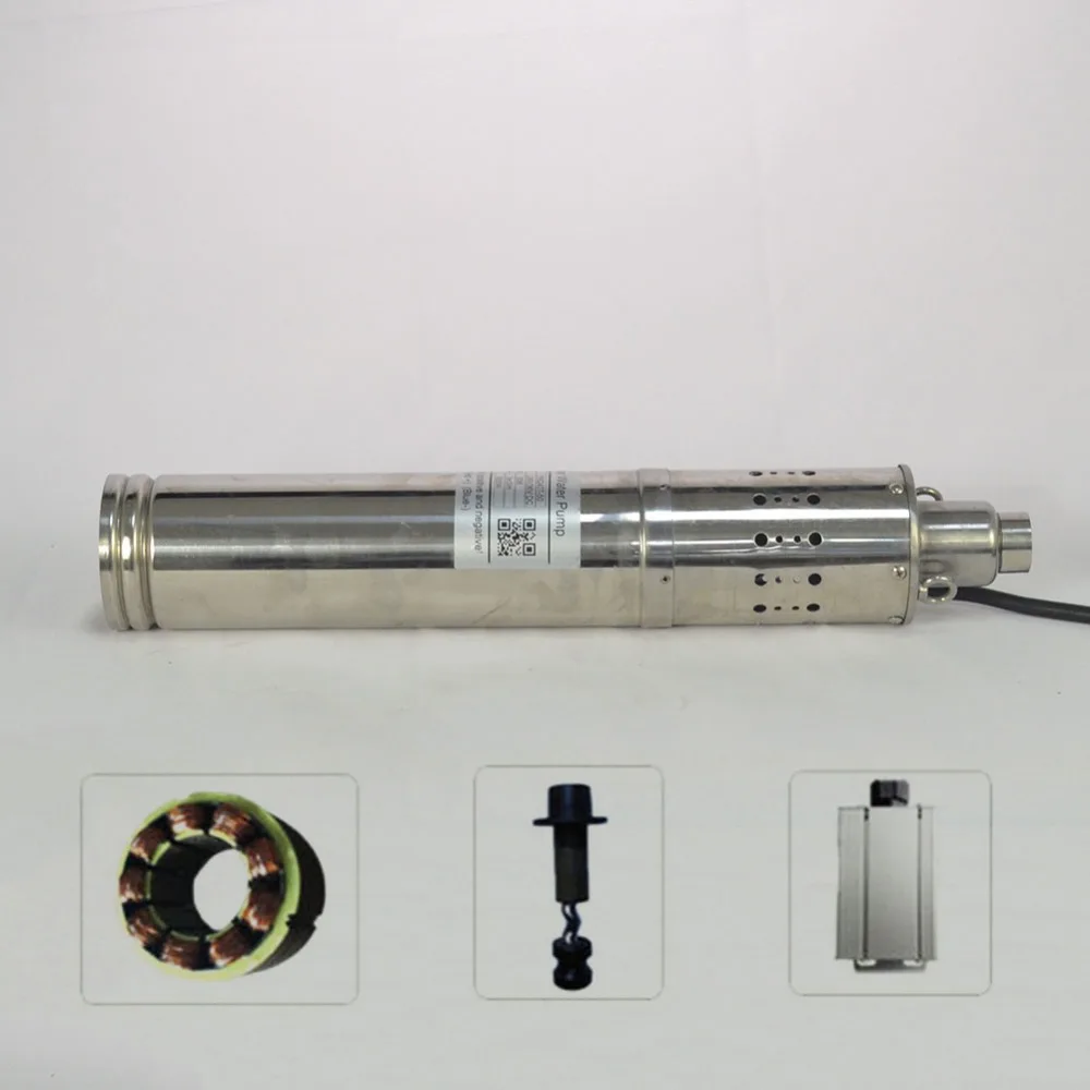 

Solar Screw Pump 24V 120M Deep Well Solar Water Pump Submersible Pump