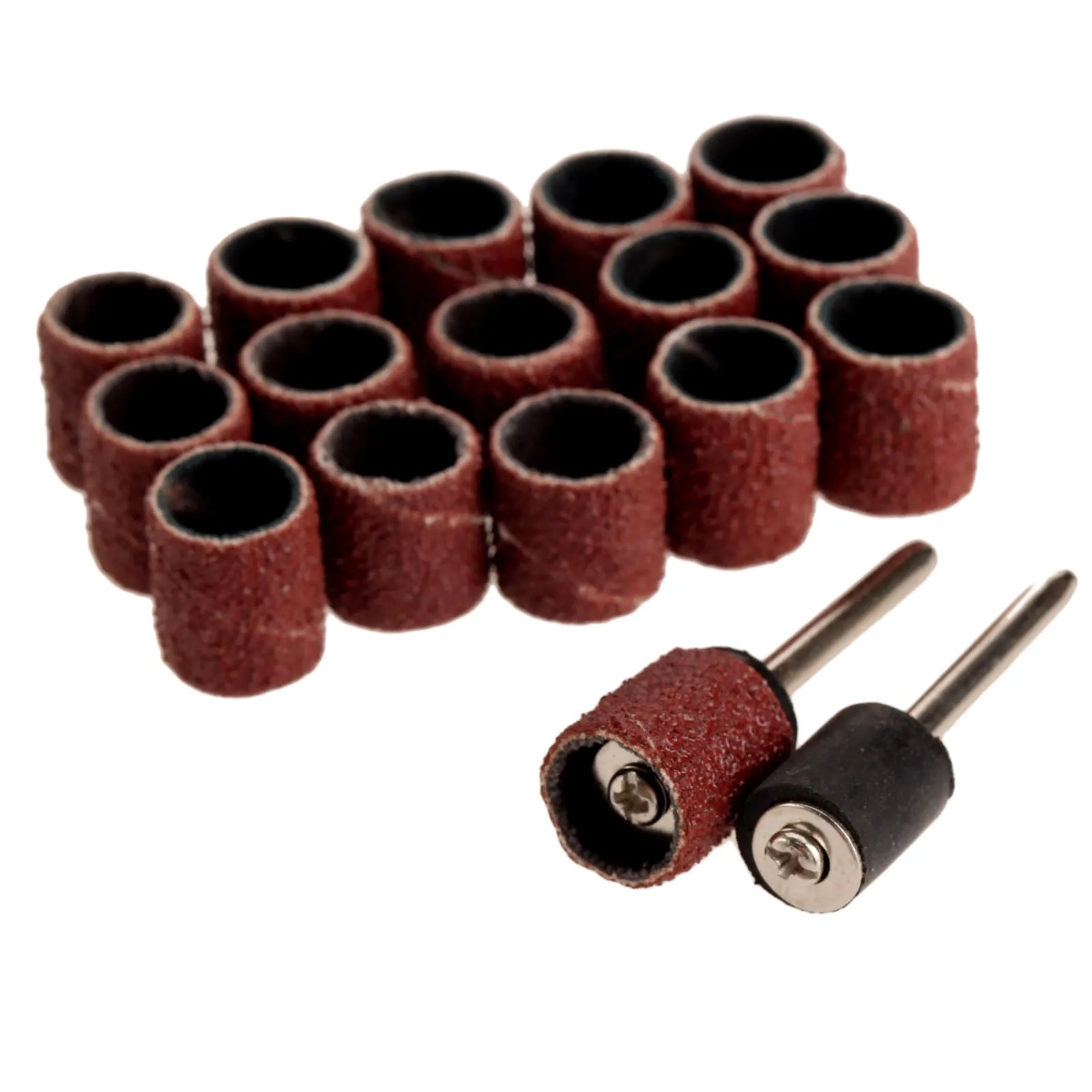 Аксессуары Dremel 100 шт. набор для шлифования барабана 80 #9 5 мм + 2 шлифовальных