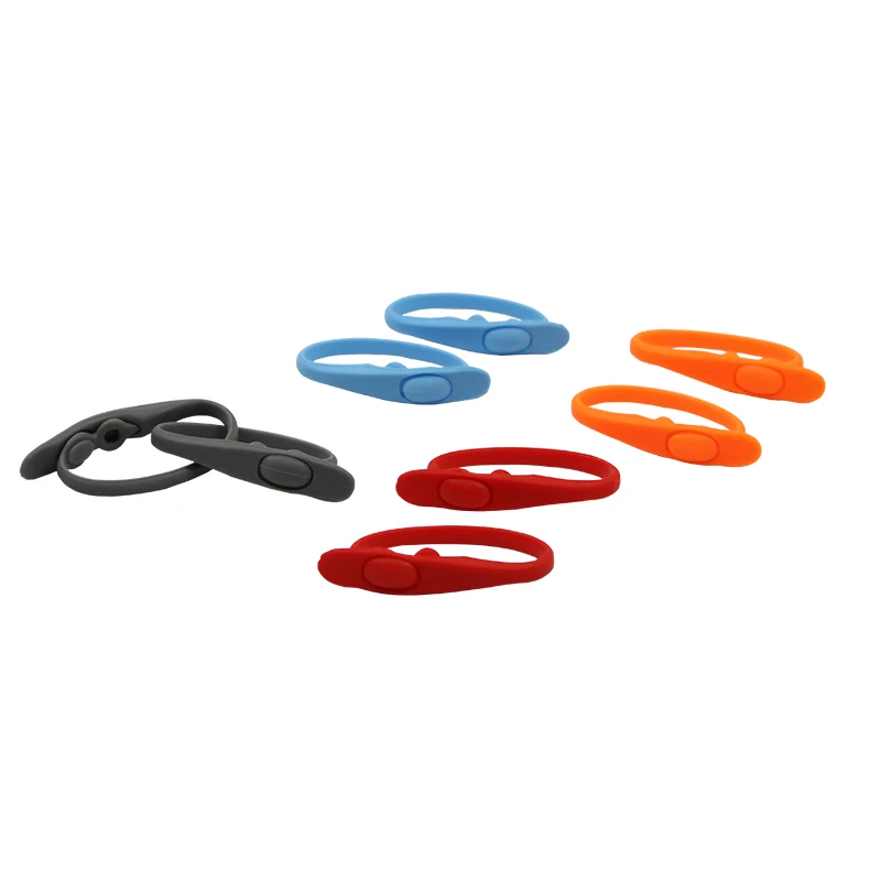 14pcs/pack Waterproof Rubber lazy Slip On Tieless shoelaces with unique design Shoes Accessories for running shoes