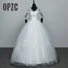 Velnosa Hoa по доступной цене, элегантное платье принцессы для регулировки кружевное платье с рукавом «Три четверти» Свадебные платья с аппликацией Свадебные Платья vestidos de noiva