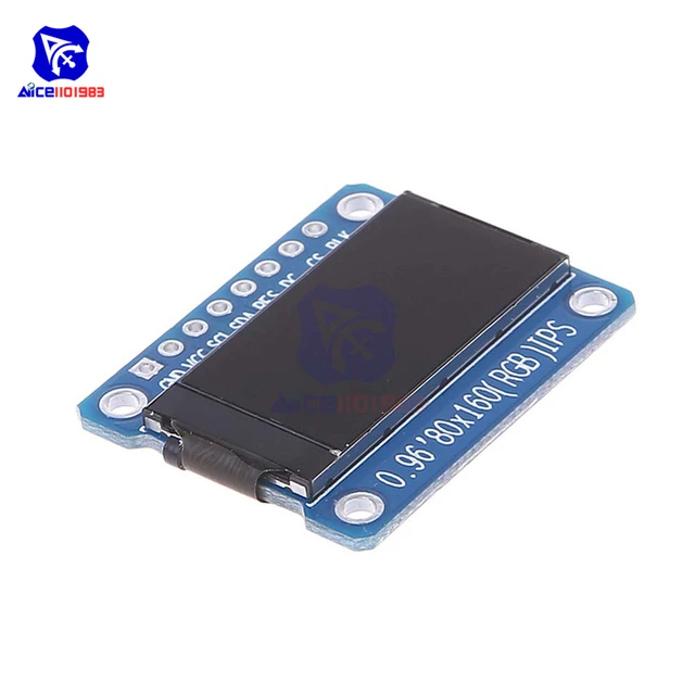 0.96 Inch 7Pin Full Color 80*160 TFT LCD IPS Screen Display Module.