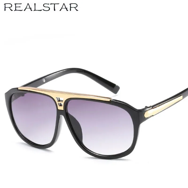 REALSTAR 2018 модные солнцезащитные очки женские Роскошные брендовые мужские Ретро