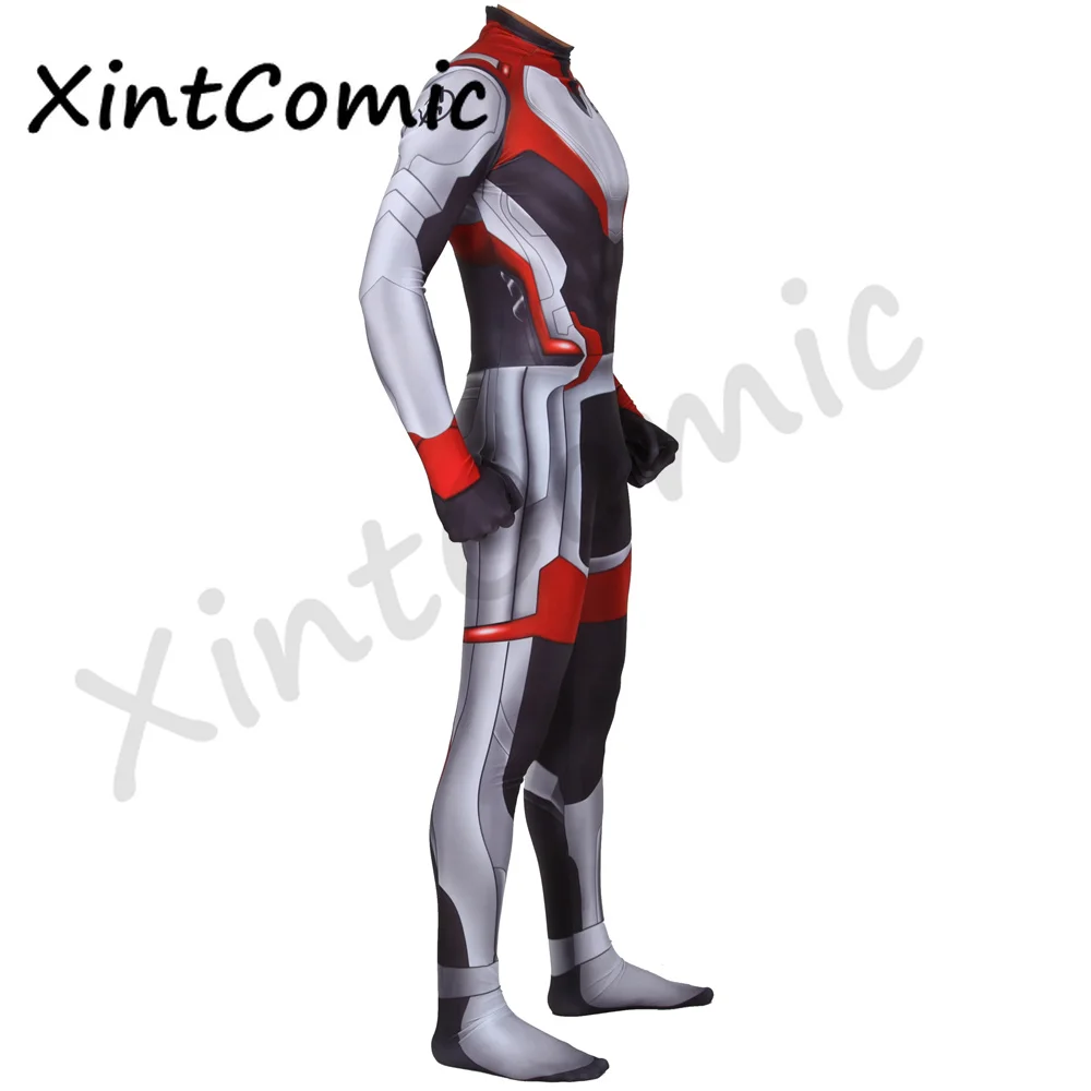 Avengers Endgame Quantum Realm Costume Captain Marvel Cosplay Captain America Superhero Zentai Jumpsuits Costumes Bodysuit Suit