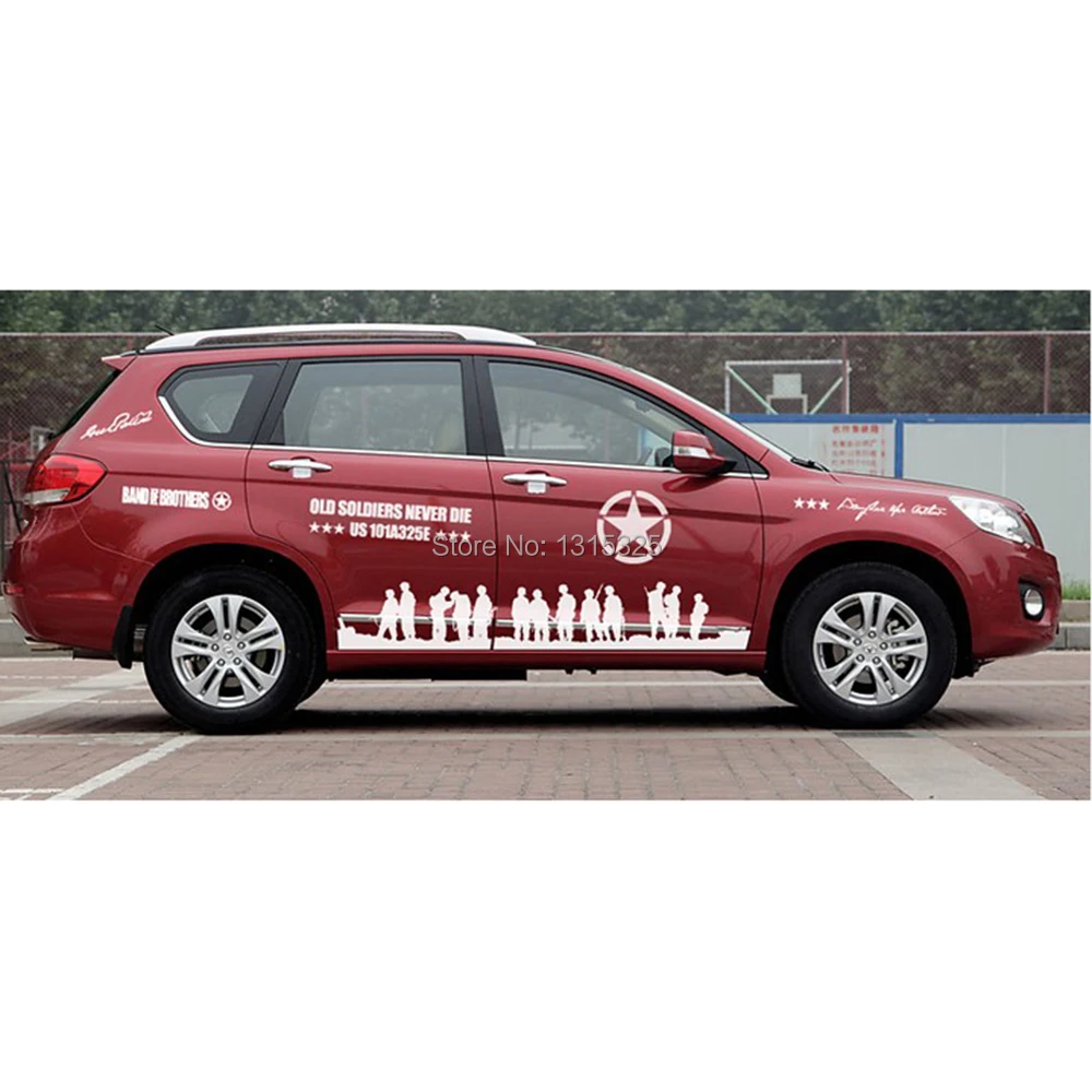 Стикер в стиле &quotАрмия&quot на автомобили JEEP Toyota Ford Chevrolet Volkswagen Tesla Honda Hyundai Lada.|sticker