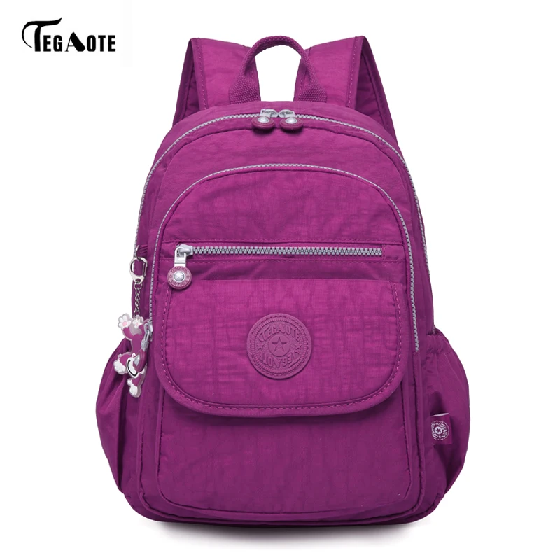 TEGAOTE Mochila Escolar femenina Mochila para niñas adolescentes Mochila Escolar de nailon para mujer estilo Mochila para ordenador portátil TEGAOTE Mochila Escolar femenina Mochila para niñas adolescentes Mochila Escolar de nailon para mujer estilo Mochila para ordenador portátil