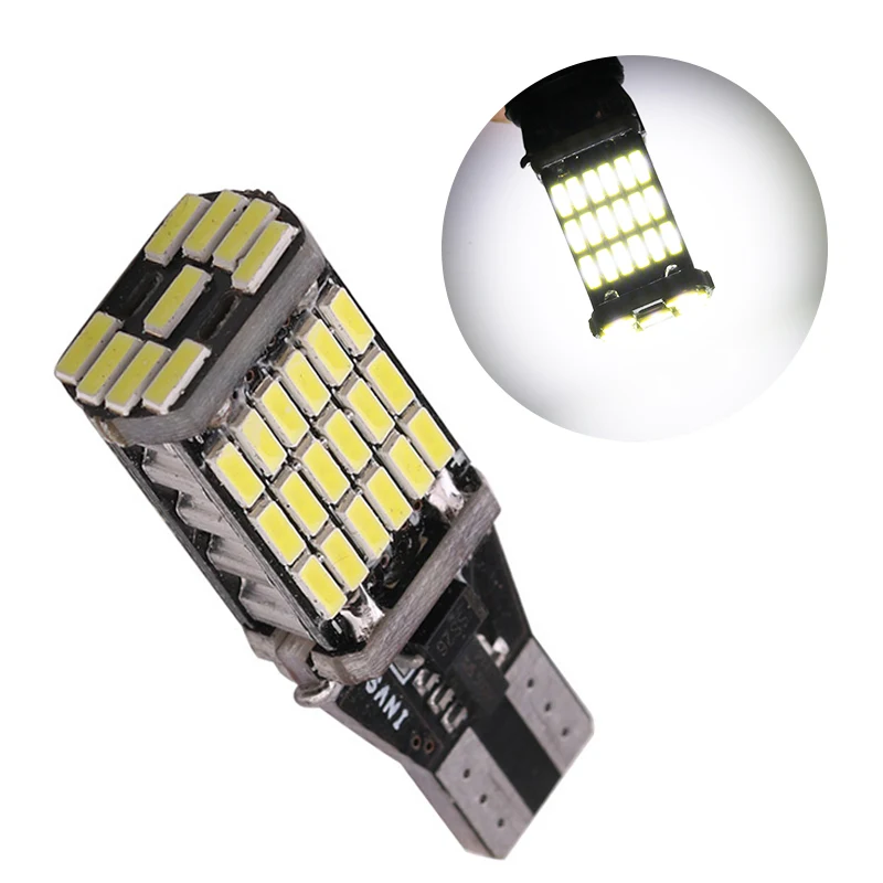 1x Canbus T15 921 W16W 45 SMD 4014 светодиодный Автомобильный задний фонарь без ошибок T10 Фары
