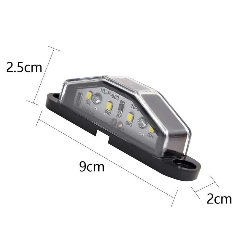 Автомобильный задний фонарь, номерной знак, светильник s, 4 светодиодный, для грузовика, прицепа, яркий цвет, автомобильный сигнальный светильник