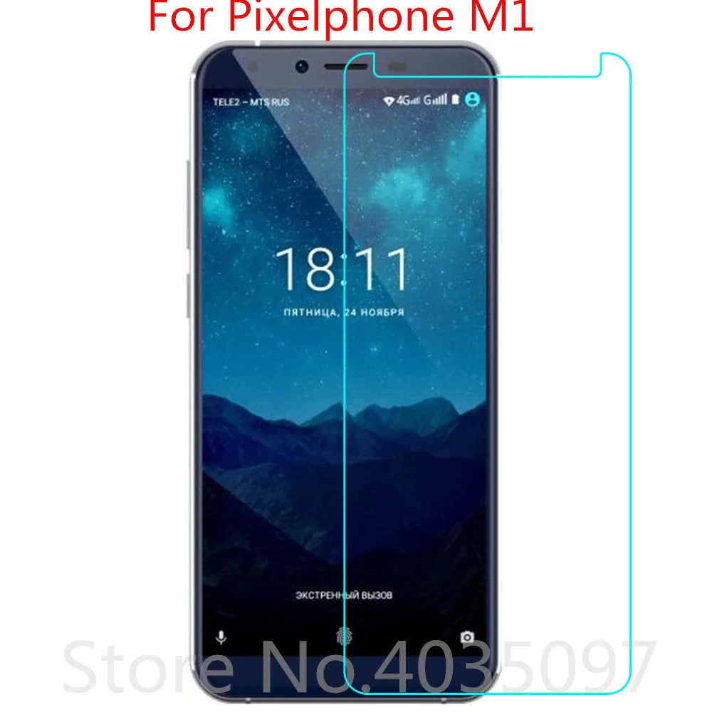 Закаленное стекло для Pixelphone M1 2 шт. защита экрана 9H 2.5D Защитное телефона