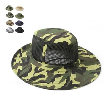 Новые модные камуфляжные летние кепки для мужчин и женщин, мужские круглые шапочки для военного кемпинга, уличная Солнцезащитная шляпа