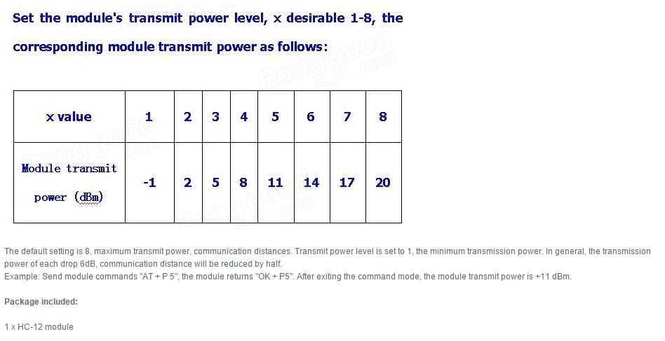 HC-12 INFO 2