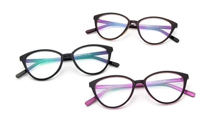 Оправа «кошачий глаз» очки оправа с прозрачными линзами женские Брендовые очки оптические оправы близорукость нерд черные красные оправы для очков