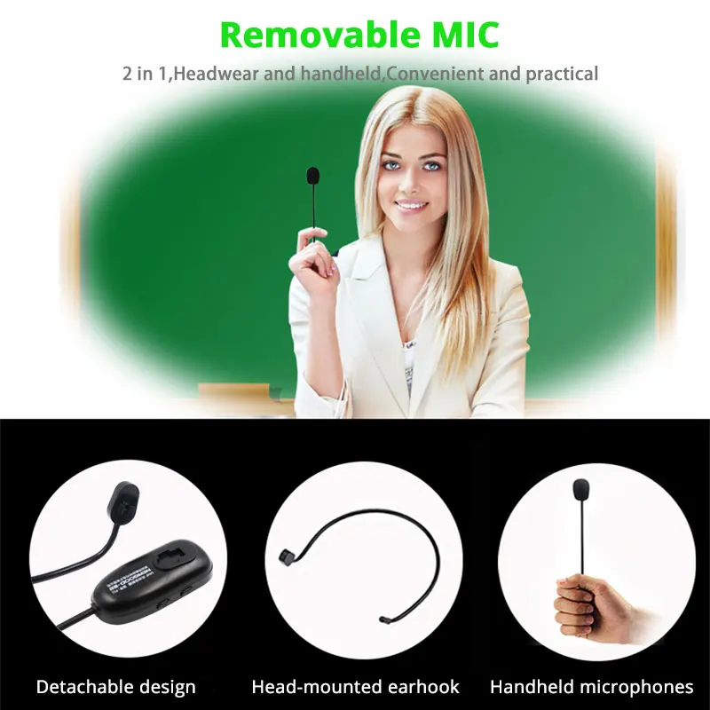 الميكروفونات المهنية مكبر صوت لا سلكي ذو تردد فوق العالي سماعة mic أنظمة ل الكنائس التدريس مرحلة مضخم صوت المتكلم