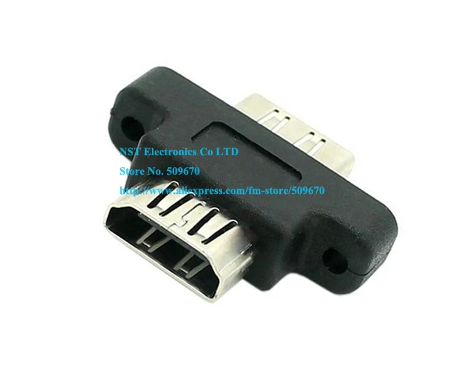 

HDMI1.4 Female To HDMI Female Extension Extender Coupler Adapter with Panel Mount Holes/Free Shipping/2PCS