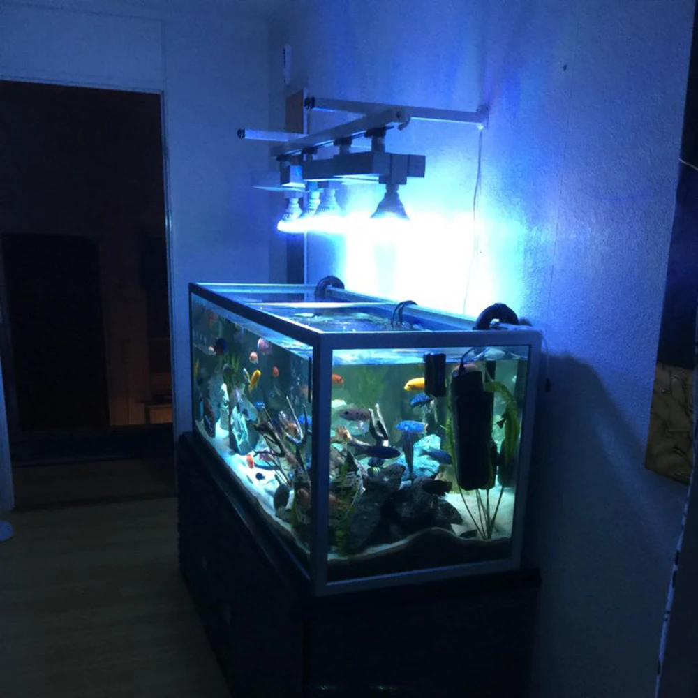 Levou Crescer Luzes rayway espectro completo e27 bulbo Ultraviolet Lamp For Plants : Red:spectrum: Red:620--760nm;blue:430--490nm