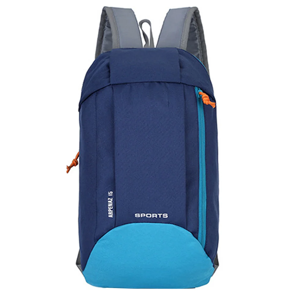 Рюкзак 15л, сумка для детей и взрослых, Корейская версия, для мужчин и женщин, для отдыха, путешествий, спорта, маленькая сумка, водонепроницаемый нейлоновый рюкзак - Цвет: Темно-синий