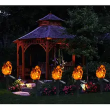 Водонепроницаемая наружная лампа в виде белки на солнечной энергии светодиодный светильник для сада Газон Двор Путь орнамент