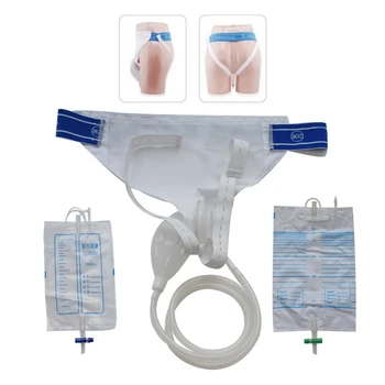 

Hypo-allergenic Silicone Urine Collector Bags Adults Urinal Pee Holder with Urine Catheter Bags Fit for Male Female Incontinence