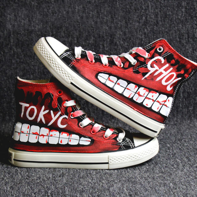 3D TOKYO GHOUL HIGH TOP SHOES