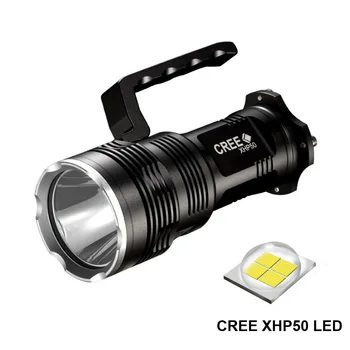 

Powerful XHP50 LED Tactical Flashlight 2500 lumens linterna lanterna Torcia 4 x 18650 Rechargeable Direct charging Torch Lamp