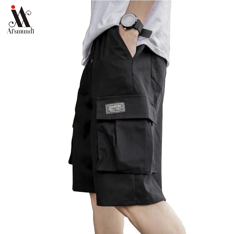 

01Summer men's shorts five points pants youth overalls loose Korean version of the camouflage pants student casual pants