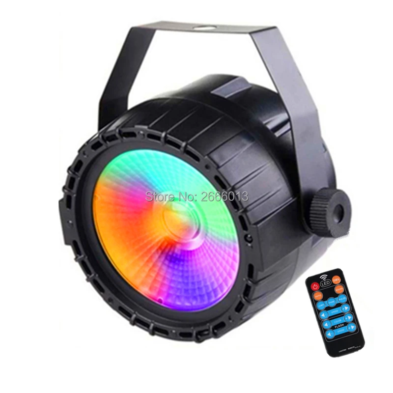 2 шт./лот, беспроводной пульт дистанционного управления, мини RGB+ УФ-эффект, 30 Вт, светодиодный светильник, DMX512 UV светодиодный светильник, Светодиодный точечный светильник, сценический светильник