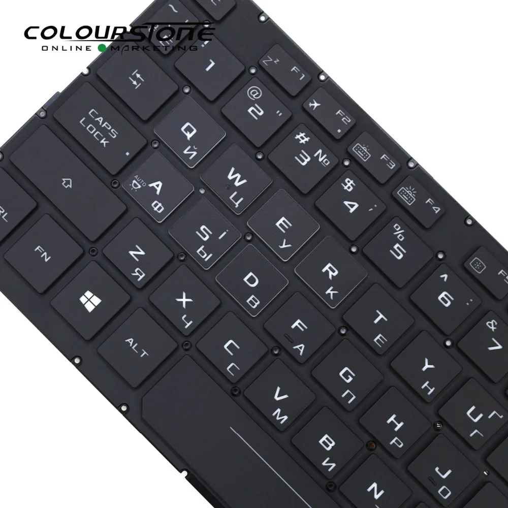 GX501 Новая русская клавиатура для ноутбука ASUS GX501VI GX501VS с подсветкой черного цвета