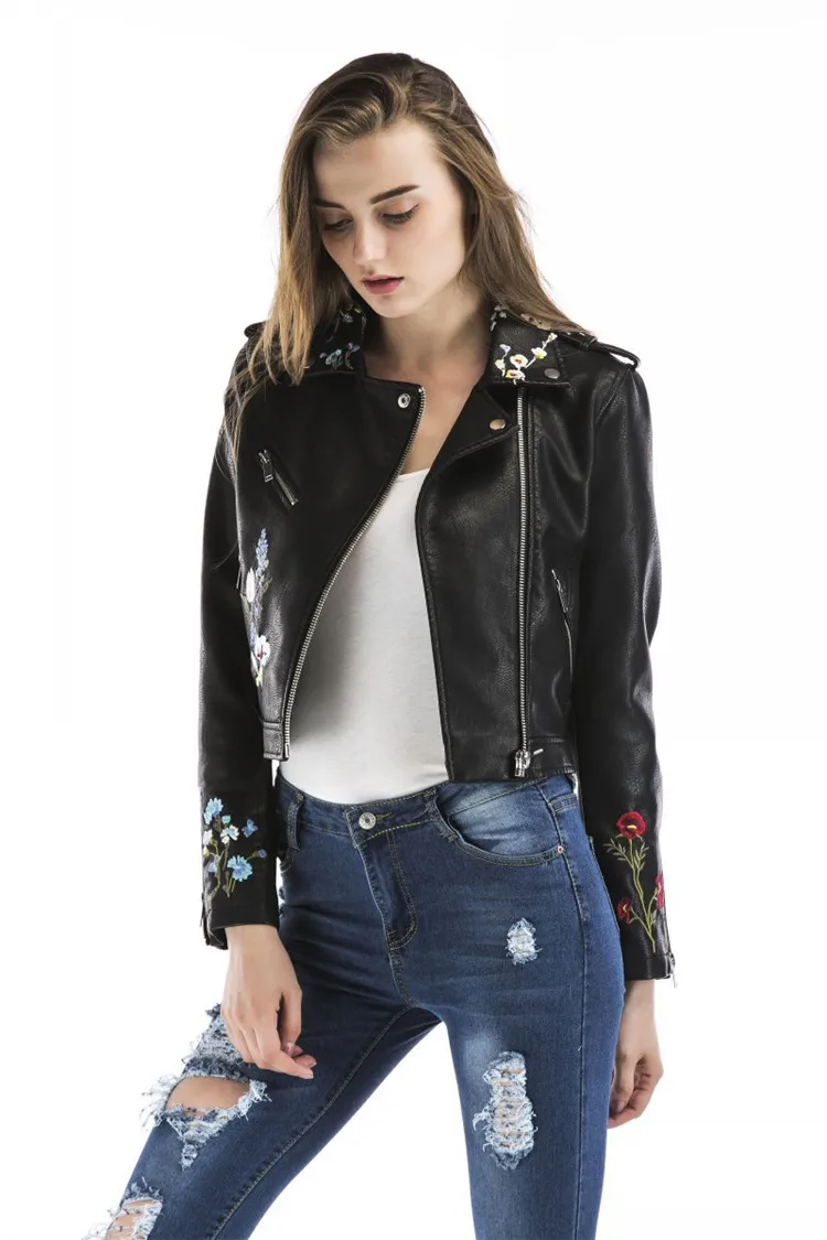 women PU jacket