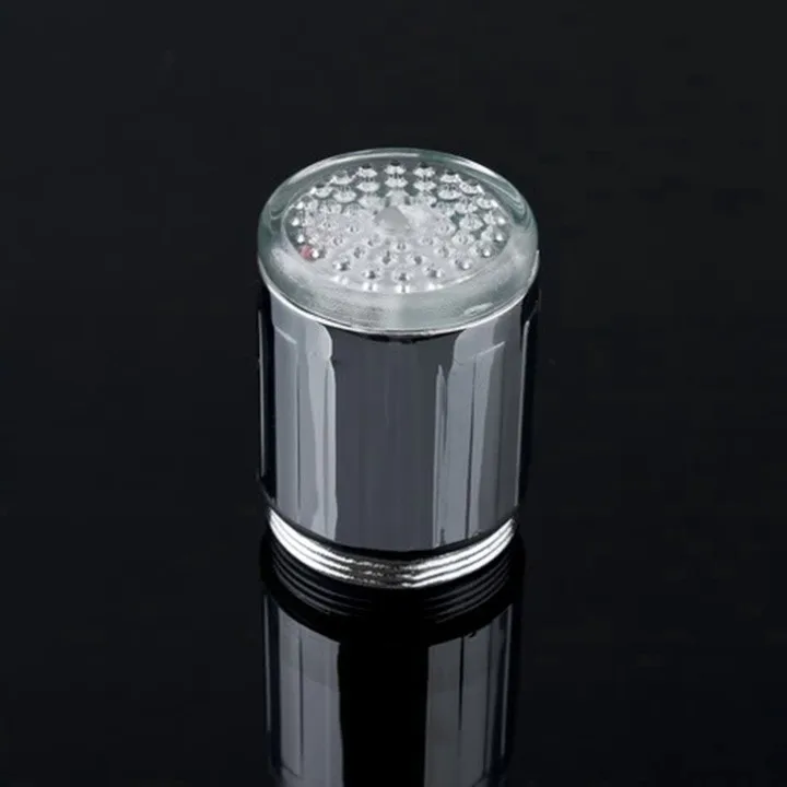7 Color RGB Colorful LED Light Water Shower Spraying Head Faucet Bathroom 5