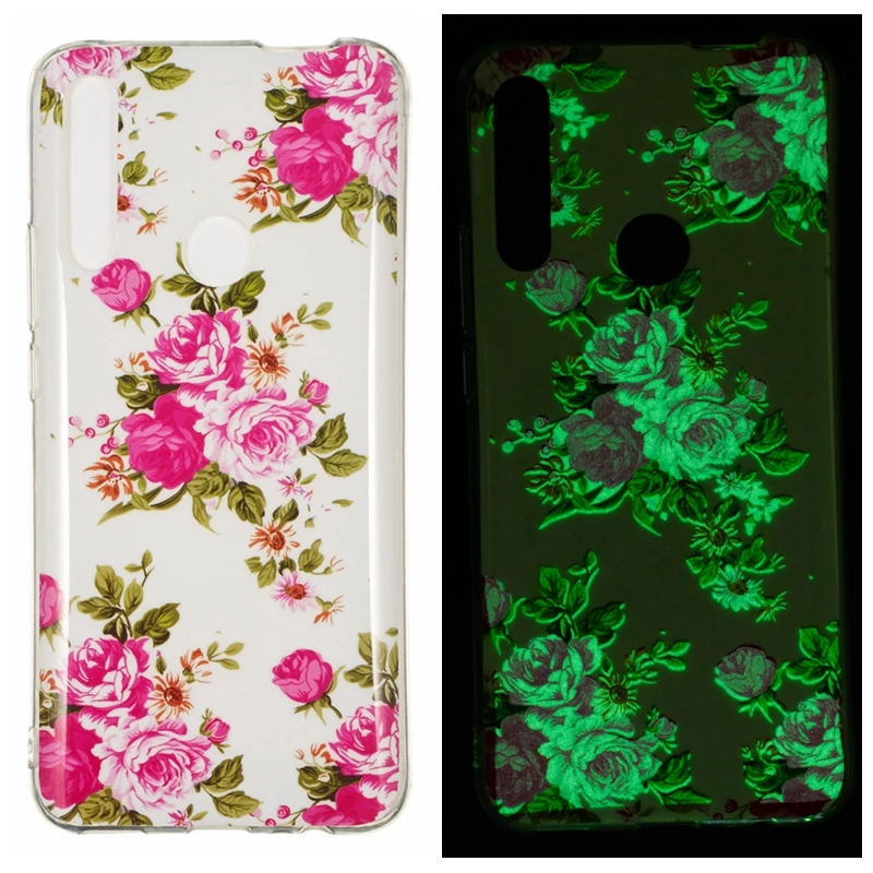 Светящийся Мягкий ТПУ чехол с черепом для Samsung A20E A60 A80 A90 Huawei P Smart Z Y5 P20 Lite 2019