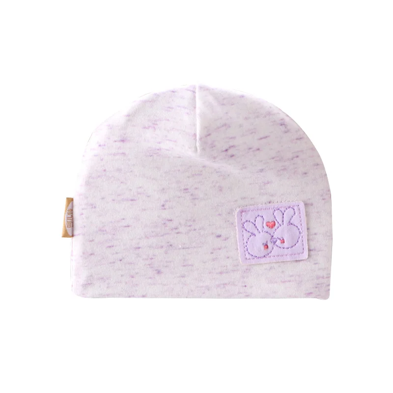 Fashion Baby Beanie Hat Solid Cotton Newborn Baby Hat Heart Letter Cartoon Hat  Girls Boys Autumn Warm Beanie Baby Boys Clothing (6)