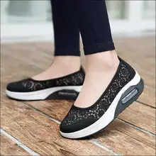 Shoes Women Sneakers Womens Casual Shoe Tenis Feminino Woman Walking Shoe Moda Mujer 2019 Brand Designer Shoes Blue Gray Black