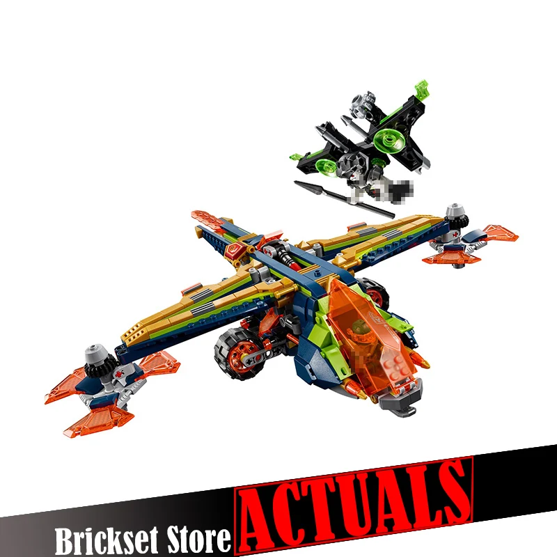 

LEPIN 14044 Aaron's X-bow Nexo Nexus Knights Building Blocks Bricks Toys DIY For Children Compatible with legoINGly 72005