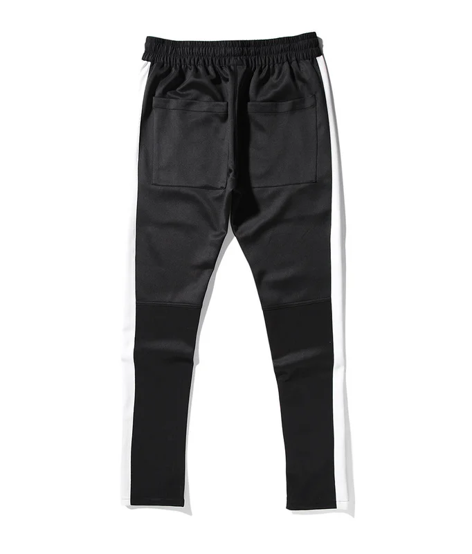 Hipfandi Новинка 2017 года на молнии Штаны хип-хоп модные черные значок Jogger городской одежды с красной подошвой Jogger Джастин Бибер Штаны черный
