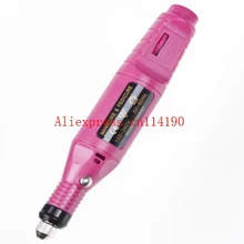 20 компл./лот шлифовальный станок ручка мини Электрический Пескоструйный Аппарат шлифовальный станок Инструменты для полировки ногтей EU/US Plug