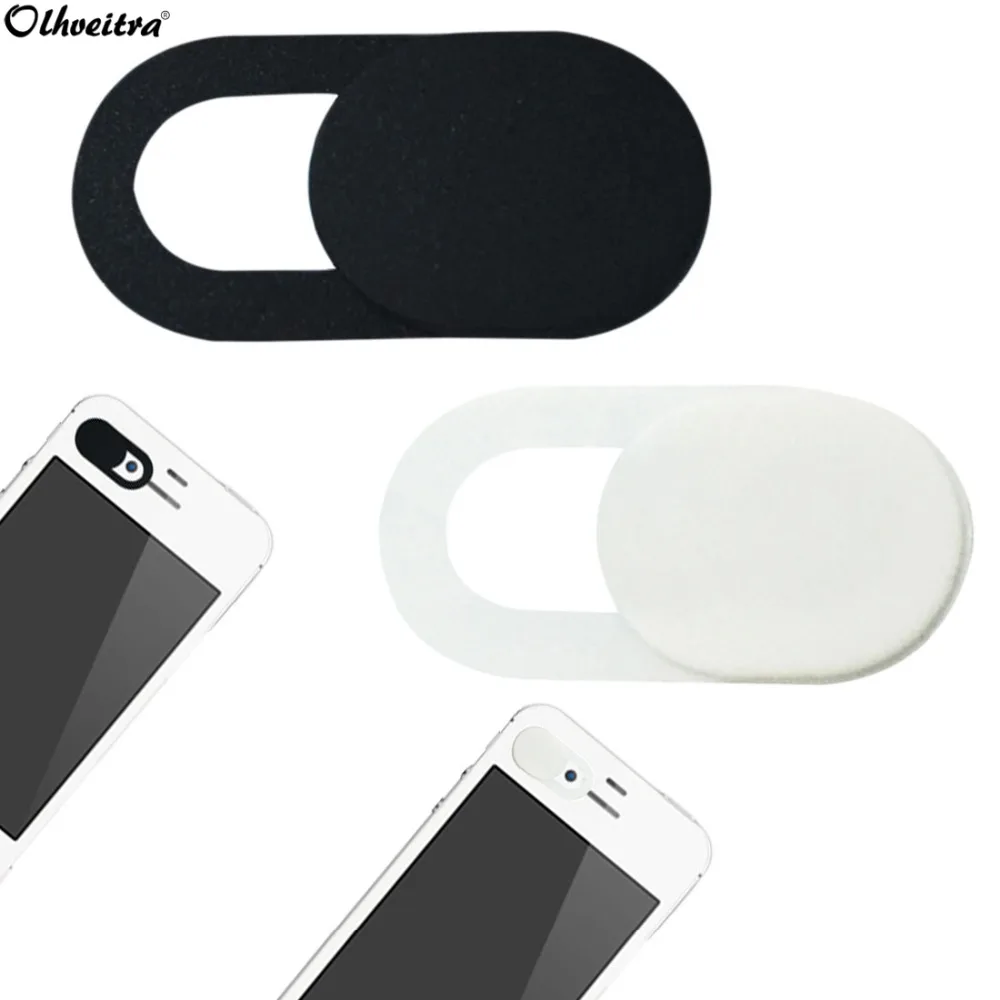

Olhveitra Webcam Cover Magnet Slider Plastic Web Camera Cover For PC MacBook iPad Tablet Smartphone Privacy Security Camera Lens