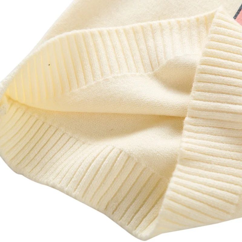 Детские свитера, свитер с высоким воротником для мальчиков и девочек, осенне-зимние теплые вязаные топы с длинными рукавами для малышей
