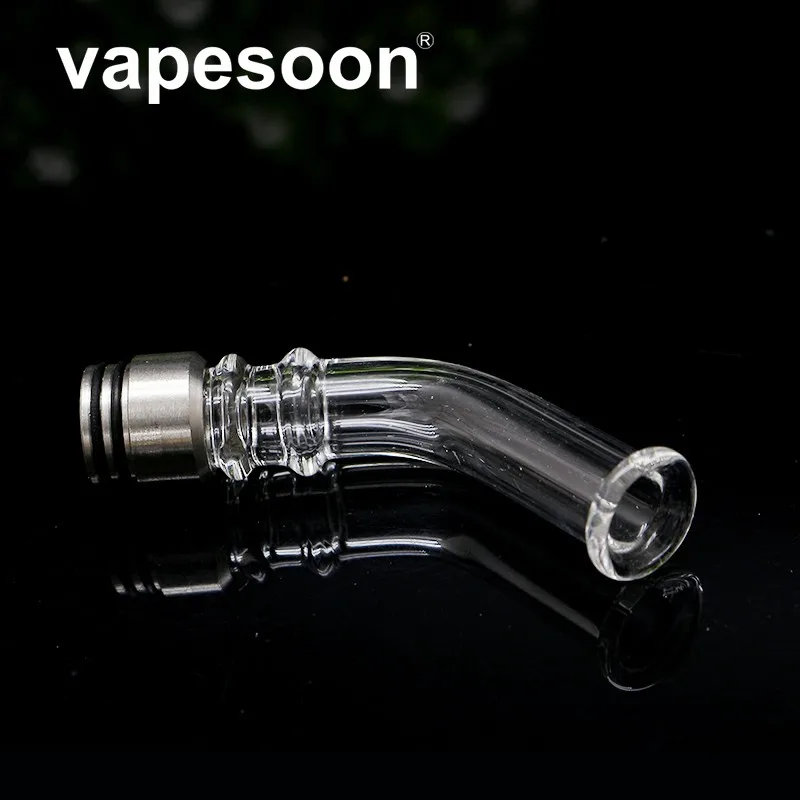 VapeSoon, 120 шт./лот, длинные 810 капельные наконечники, стеклянные трубы, мундштук, прозрачные гнущиеся капельные наконечники для TFV8/TFV8 Big Baby/TFV12 Атомайзер