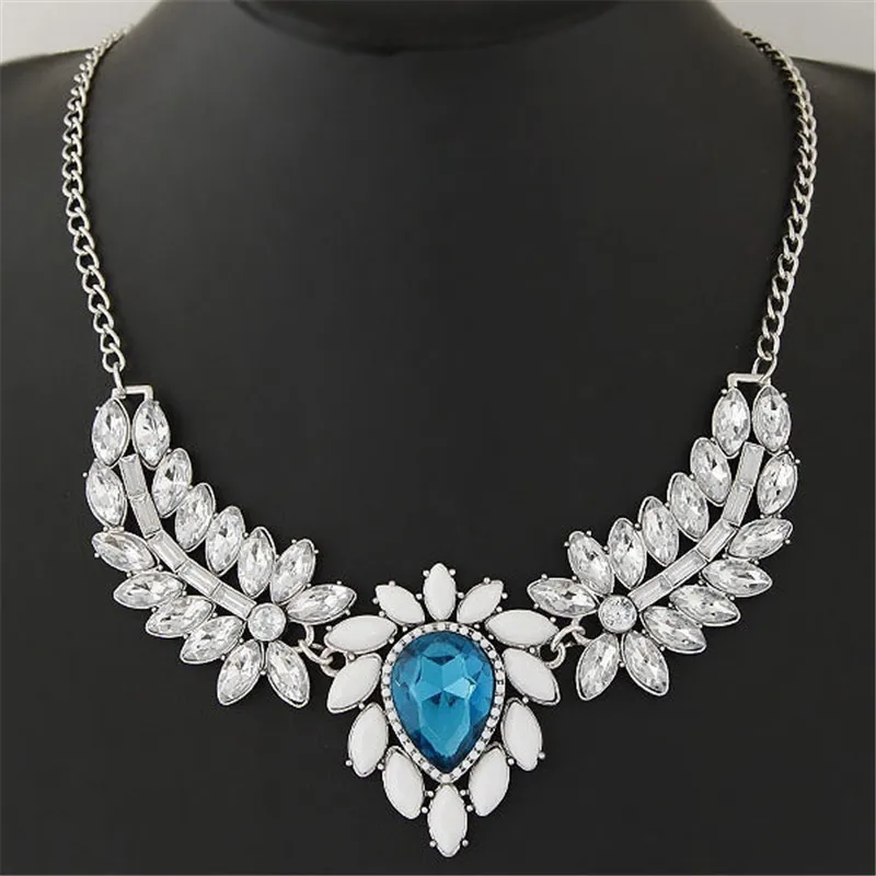 Lemon Value Statement Choker Vintage Water Drop Collar