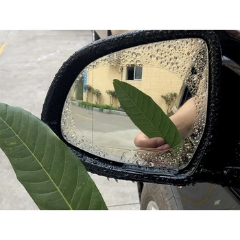 

1 Pair Rainproof Film Car Anti Water Mist Film Anti Fog Coating Rainproof Hydrophobic Rearview Mirror Protective Film