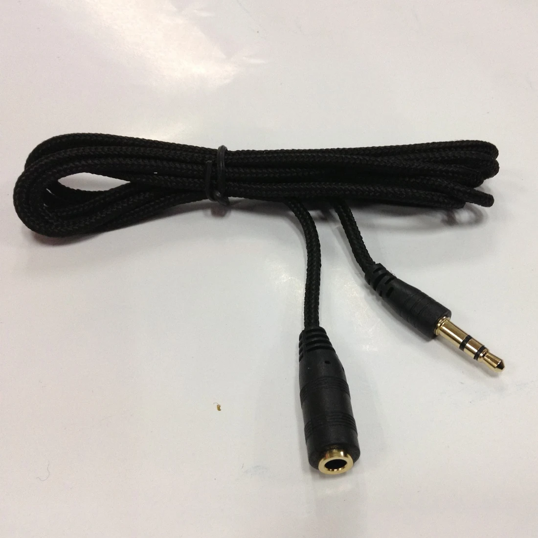 

Dewtreetali 1.5m/3m/5m 3.5mm Jack Female to Male Earphone Headphone Stereo Audio Extension Cable Cord for Speaker Nylon Wire