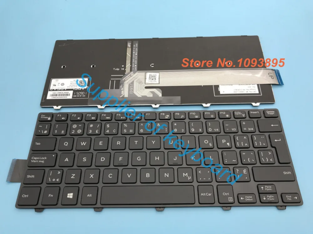Original NEW Canada french keyboard For Dell Inspiron 5451 5455 5458