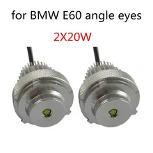 High power LED angel eyes bulb 10WX2 LED marker for BMW E60 white light 2 pieces best selling lamp