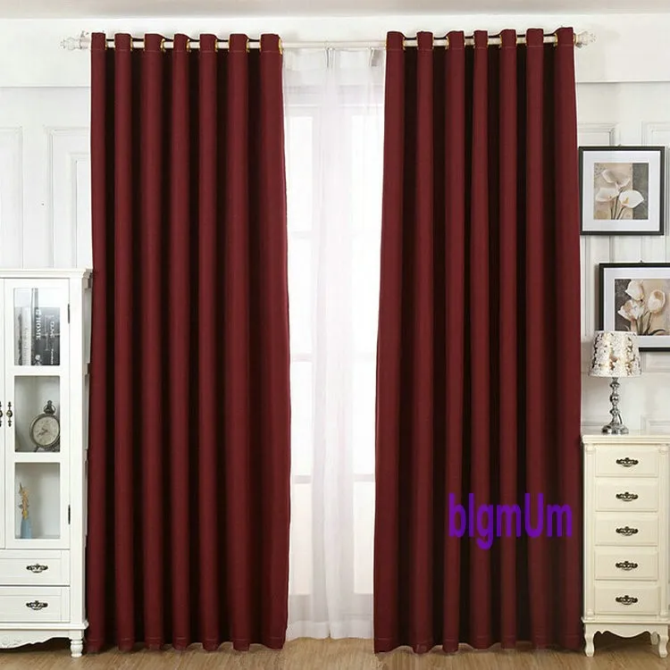 Summer Style Linen Curtains For Living Room Blackout Curtain White Summer Style Linen Curtains For Living Room Blackout Curtain White Red Beige Blue Grey Green Solid D Patchwork Window Trim In From Home