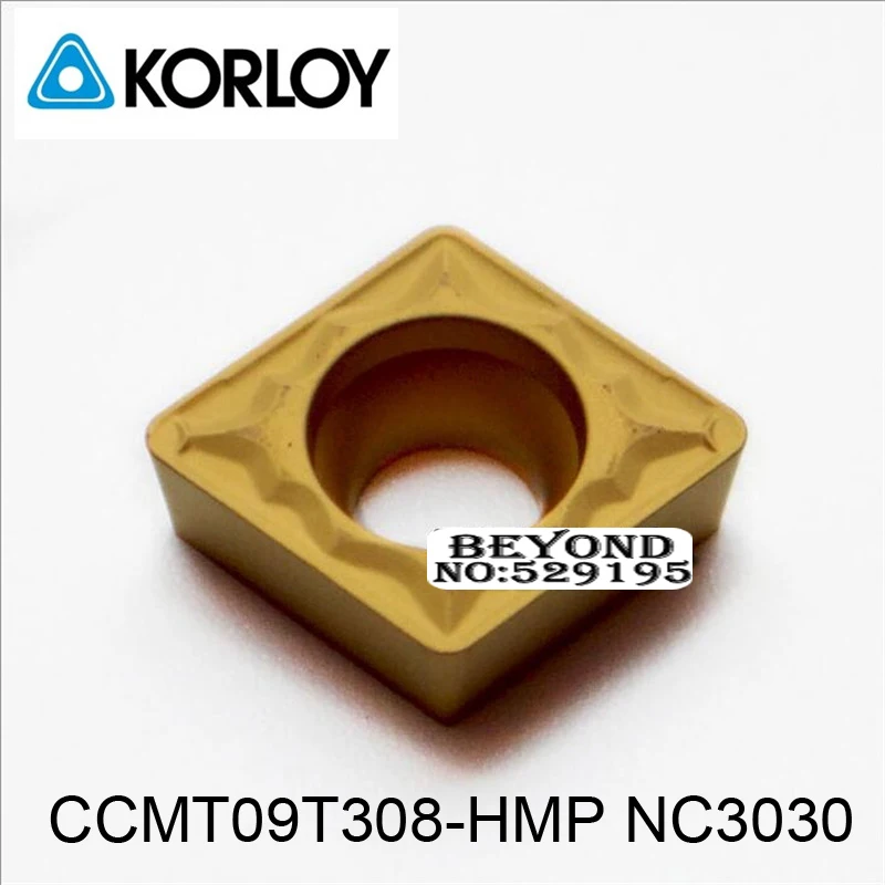 

Korloy CCMT09T304-HMP CCMT09T308-HMP NC3030 CCMT09T304 CCMT09T308 CCMT 09T308 Carbide Inserts Turning Insert Lathe Cutter Tools
