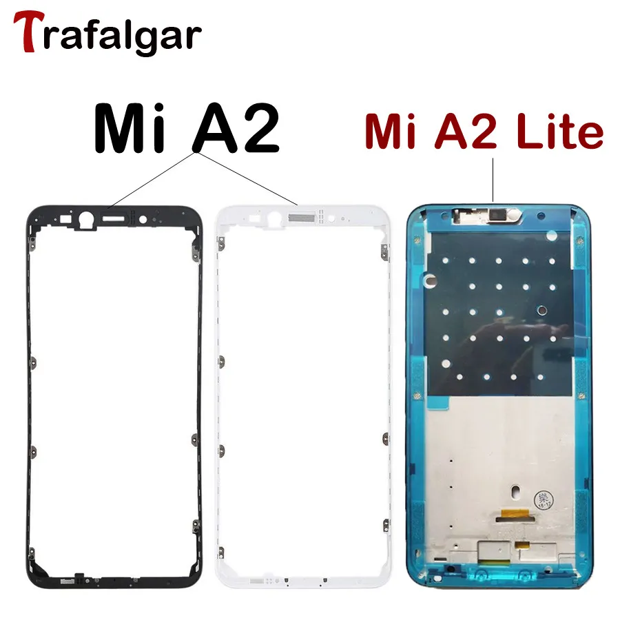 

For Xiaomi Mi A2 Front Frame Screen Supporting Bezel Chassis For Xiaomi Mi A2 Lite Front Frame Middle Housing Plate Replacement