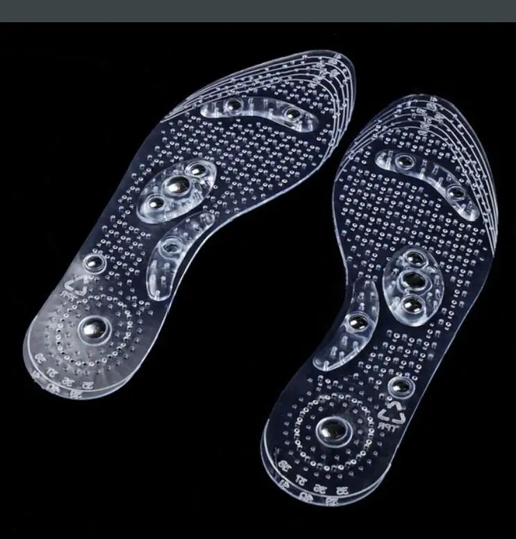 1 пара/3 пары детских хлопковых утепленных колготок на Для женщин Для мужчин силиконовые стельки для магнетической терапии против усталости глаз, оздоровительный массаж уход для ног: стельки инструмент