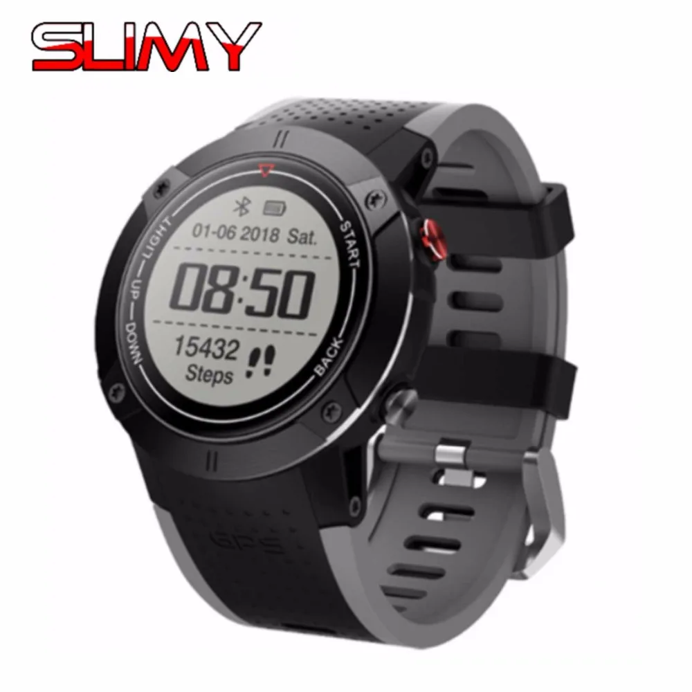 

Slimy New Smart Watch MT2523S BT4.2 Continuous Heart Rate Monitor IP68 Waterproof LED Screen with GPS Multi-Sports Mode Watch