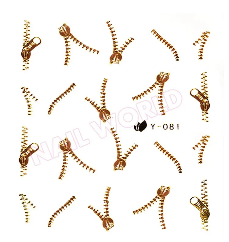 metallic nail sticker
