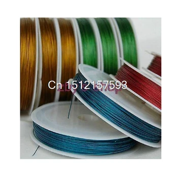 

Blue 40M/Roll 0.6mm Size Rubber Coating Lead Sealing Wire Used With Various Seal Made up of 7 shares stainless steel wire line